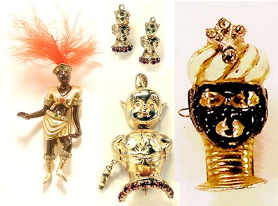 Lot 3067 - Group of American Whimsical Clips USA, circa...