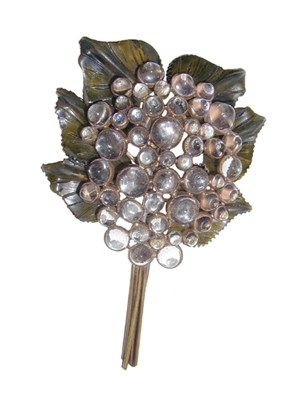 Lot 3079 - Leaves with Rain Drops Pin USA, circa 1940...