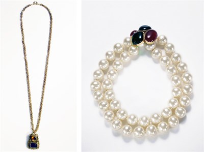 Lot 3187 - Two Chanel Necklaces France, circa 1955 The...