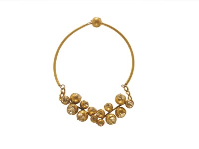 Lot 3048 - Chanel Brass and Crystal Collar France, circa...