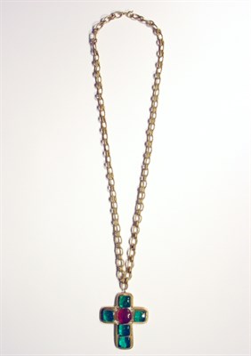 Lot 3268 - Chanel Necklace with Cross Pendant France,...