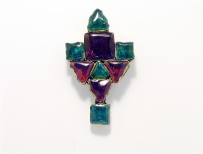 Lot 3267 - Chanel Cross Brooch France, circa 1970 Pate de...