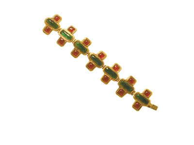 Lot 3195 - Chanel Link Bracelet France, circa 1955 Pate...