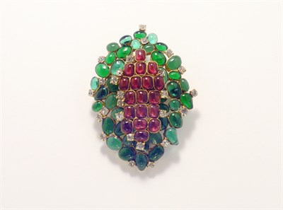 Lot 3193 - Chanel Oblong Brooch France, circa 1955...
