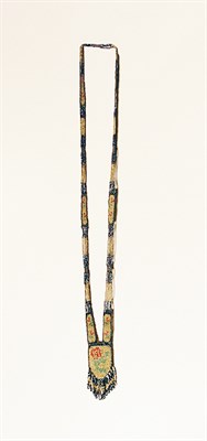 Lot 3009 - Rose Motif Beaded Sautoir France, circa 1920...
