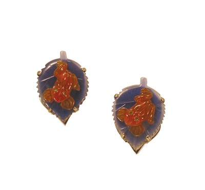Lot 3041 - Pair of Frog Clips France, circa 1930...