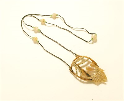 Lot 3002 - Bonte Mountain Landscape Pendant Sautoir...