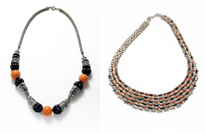 Lot 3033 - Two Bengel Necklaces Germany, early 1930s The...