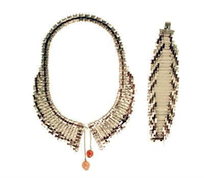 Lot 3034 - Bengel Two Pendant Necklace and Bracelet...