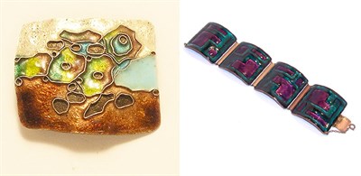 Lot 3209 - Muller Abstract Brooch Austria, circa 1950...