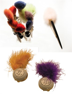 Lot 3321 - Lagerfeld Make-Up Brush Bracelet and Pin Ugo...