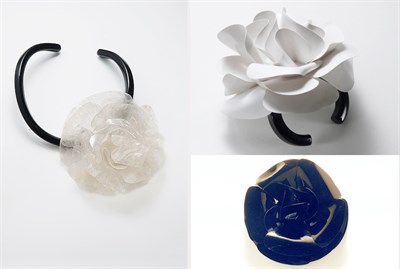 Lot 3341 - Set of Armani Camellia Jewelry Sharra Pagano...