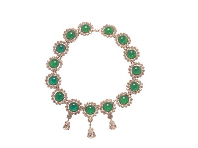 Lot 3171 - Jacques Fath Three Pendant Necklace France,...