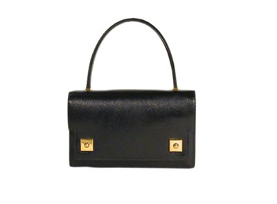 Lot 3754 - Hermes Dinner Piano Bag In black sealskin with...