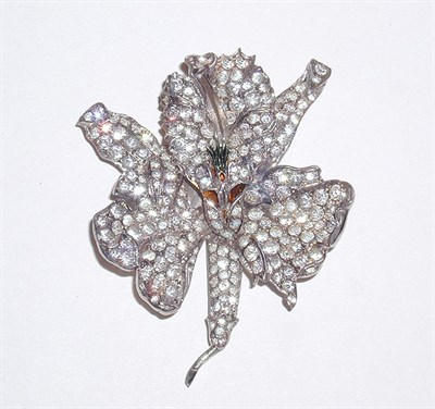 Lot 3173 - Dior Flower Brooch France, 1948-1950 Cast...