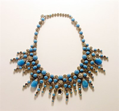 Lot 3252 - Di Niscemi Festoon Necklace USA, 1965 Rhodium...