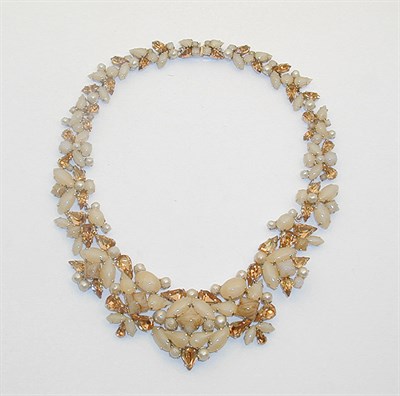 Lot 3236 - Dior Simulated Pearls and Stones Collar Henkel...