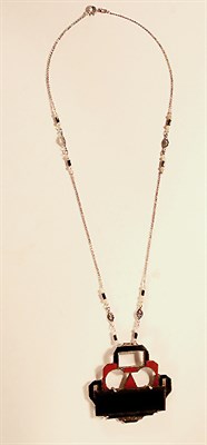 Lot 3020 - Necklace with Art Deco Pendant Germany, circa...