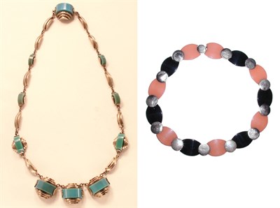 Lot 3021 - Henkel & Gross Galalith Necklace Germany, 1925-...