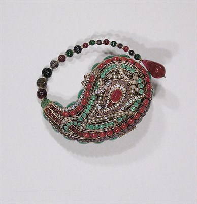 Lot 3705 - Iradj Moini Boteh Jeweled Minaudiere With...