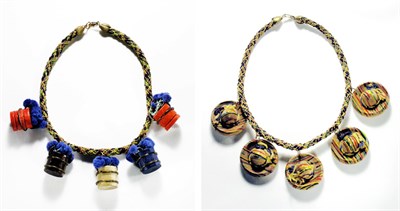 Lot 3059 - Two Miriam Haskell Necklaces USA, 1930-1935...