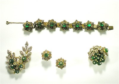 Lot 3139 - Haskell Parure of Luminescent Bracelet,...
