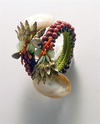 Lot 3065 - Haskell Seashells Wrap Bracelet USA, circa...