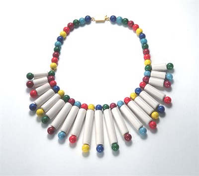 Lot 3345 - Enrico Coveri Matches Festoon Necklace Italy,...