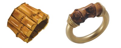Lot 3297 - Two Valentino Bamboo Bracelets Ugo Correani...