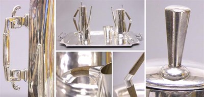 Lot 313 - Mexican Sterling Silver Tea Service Comprising...