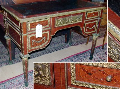 Lot 347 - Louis XVI Style Bronze Mounted Parquetry...