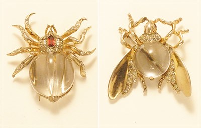 Lot 3113 - Two Trifari Brooches USA, 1943 and 1944 Each...