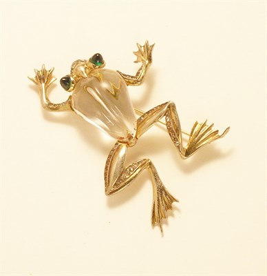 Lot 3116 - Trifari Frog Brooch USA, 1943 Gilt sterling...
