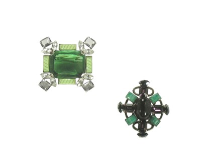Lot 3244 - Two Vendome Handmade Brooches France, circa...
