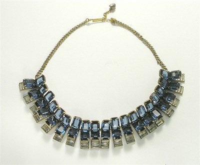 Lot 3152 - Vendome Simulated Sapphires Collar France,...