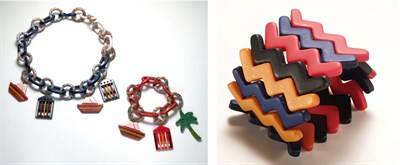 Lot 3307 - Missoni Marine Necklace and Bracelet Rosita...