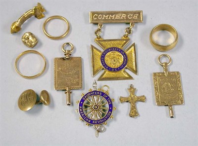 Lot 293 - Group of Assorted Gold and Metal Fragments