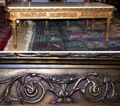 Lot 413 - Louis XVI Style Gilt-Wood Occasional Table...