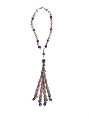 Lot 3054 - Rousselet Necklace with Spiral Tassels France,...