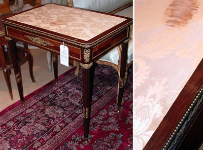 Lot 162 - Louis XVI Style Bronze-Mounted Rosewood Side...