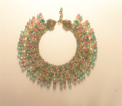 Lot 3221 - Coppola & Toppo Crystal Beaded Collar Probably...
