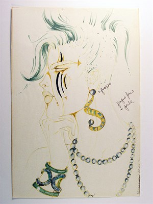 Lot 3300 - Antonio Lopez Original Drawing For Shara...