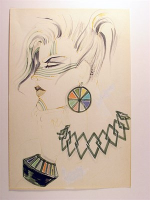 Lot 3301 - Antonio Lopez Original Drawing For Shara...