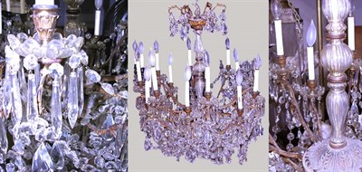 Lot 390 - Louis XV Style Gilt-Metal and Glass...