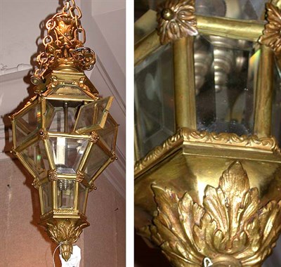 Lot 399 - Louis XVI Style Gilt-Metal and Glass...