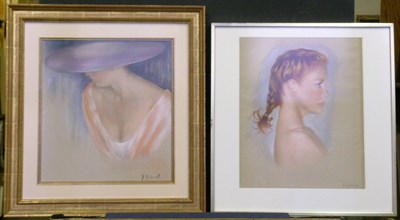 Lot 2035 - Francine Gilmont 20th Century YOUNG WOMAN WITH...