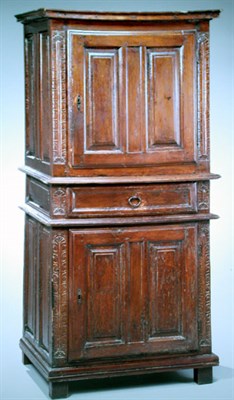 Lot 285 - Italian Late Renaissance Walnut Cabinet on...