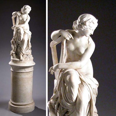 Lot 603 - Italian Marble Statue of a Classical Maiden...