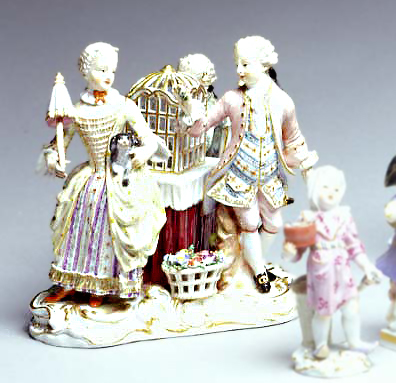 Lot 234 - Meissen Porcelain Figural Group Depicting...