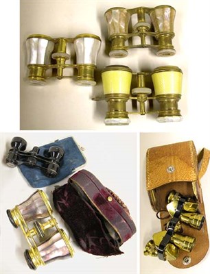 Lot 626 - Six Pairs of Opera Glasses